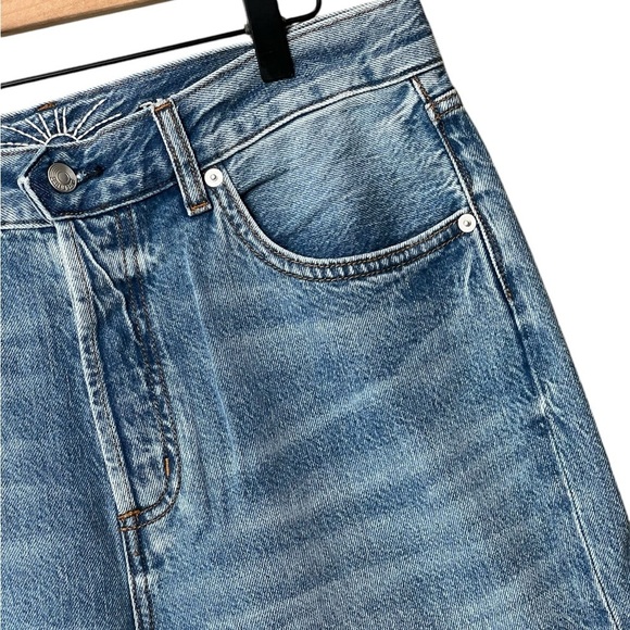 Adriano Goldschmied × Daily Blue HYPE Jeans High Rise Straight Leg Made in USA - Picture 5 of 15